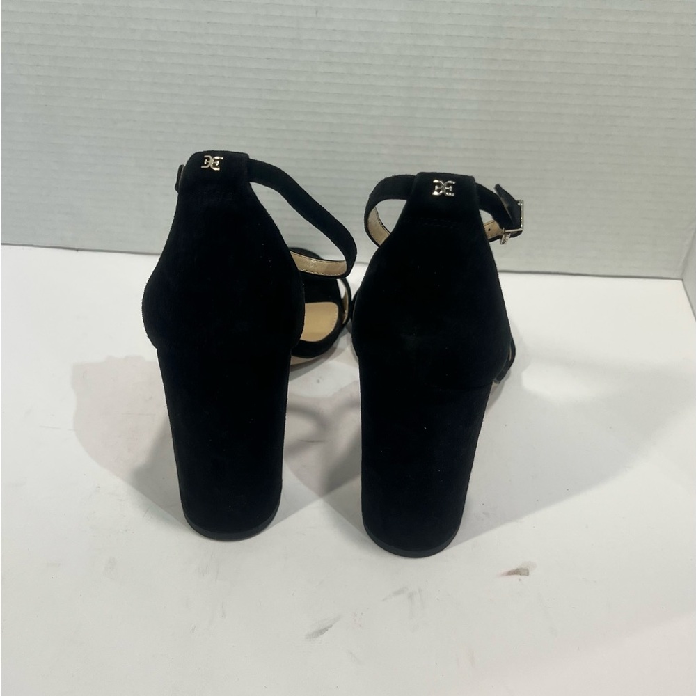Sam Edelman Black Block Heel Sandals - Picture 4 of 5